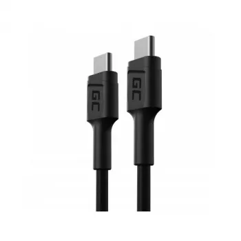 Green Cell KABGC31 USB kabelis USB 2.0 0,3 m USB C melns