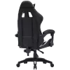 Spēļu krēsls CANYON Core SGCH2 — melns/baltss, ergonomisks dizains, regulējams augstums