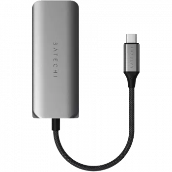 Satechi dokstacija 4-in-1 ST-H3C25EM USB-C 3.2 Gen2 Pelēka (ST-H3C25EM)