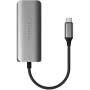 Satechi dokstacija 4-in-1 ST-H3C25EM USB-C 3.2 Gen2 Pelēka (ST-H3C25EM)