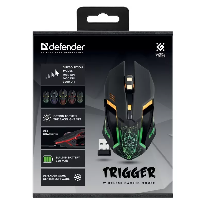 Bezvadu spēļu pele TRIGGER GM-934