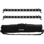 LED lineāro lukturu komplekts EUROLITE 2x LED BAR-12 QCL RGBA ar somu – 2 gab., QCL RGBA LED
