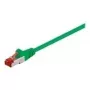 Wentronic Goobay CAT 6 komutācijas kabelis, S/FTP (PiMF), zaļš, 10 m - LSZH bez halogēna, varš (68294)