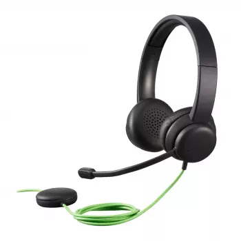 Vadu konferences austiņas Acer GP.HDS11.01N — supra-aural, 2 m kabelis, 20–20000 Hz, 160 g, melna