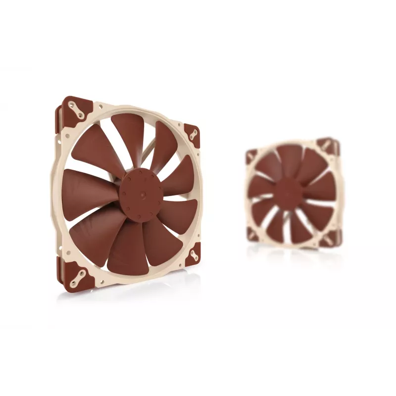 Datora korpusa ventilators Noctua NF-A20 200 mm, 5 V, 3‑pin, 800 RPM, 146,9 m³/h, 18,1 dB, SSO gultnis