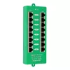 Extralink Gigabit PoE inžektors 8 portu aktīvais, 8 porti Gigabit 802.3at/af, režīms A