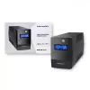 Qoltec Monolith nepārtrauktās barošanas avots (UPS) Double-conversion (Online) 1 kVA 600 W 2 AC kontaktligzdas
