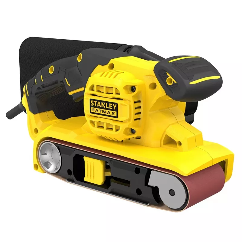 Stanley FMEW204K portatīvais slīpmašīnas Lentas slīpmašīna 380 apgr./min Melna, Dzeltena