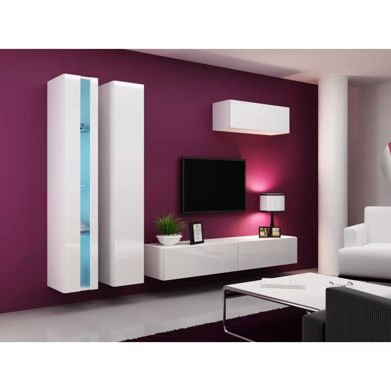 Cama plauktu bloks VIGO NEW 180/40/30 balts/balts spīdums