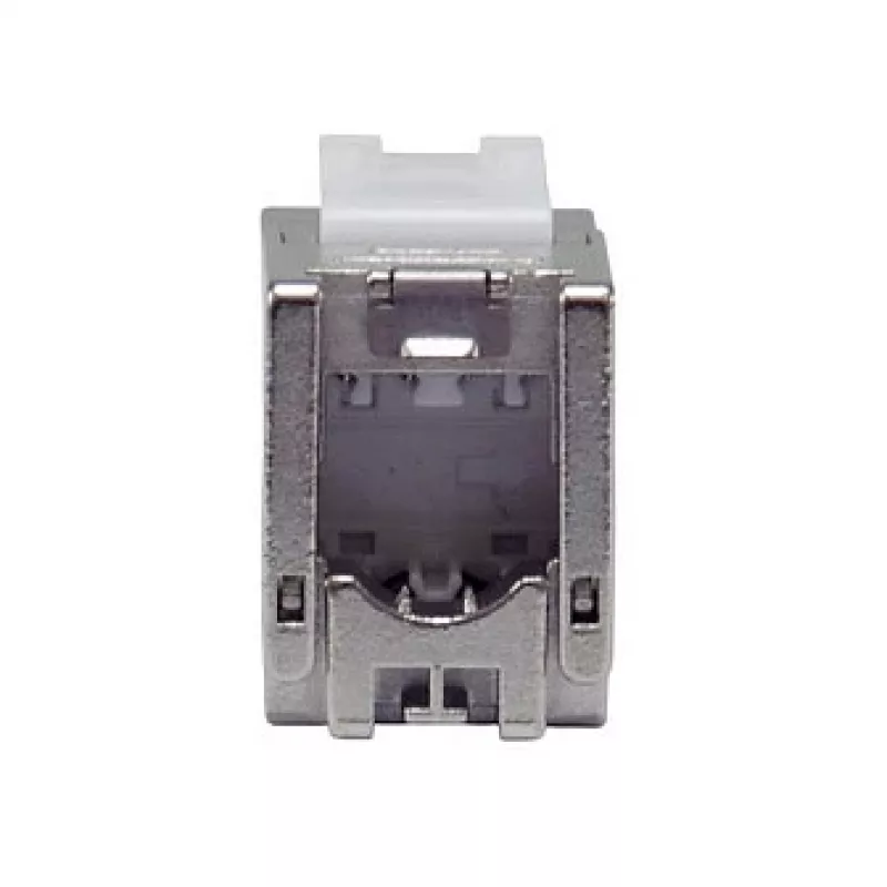 Ekranēts Cat.6A plāns Keystone savienotājs, EQUIP 767223, bez instrumentiem, RJ-45, plakans, sudraba, 8 gab.