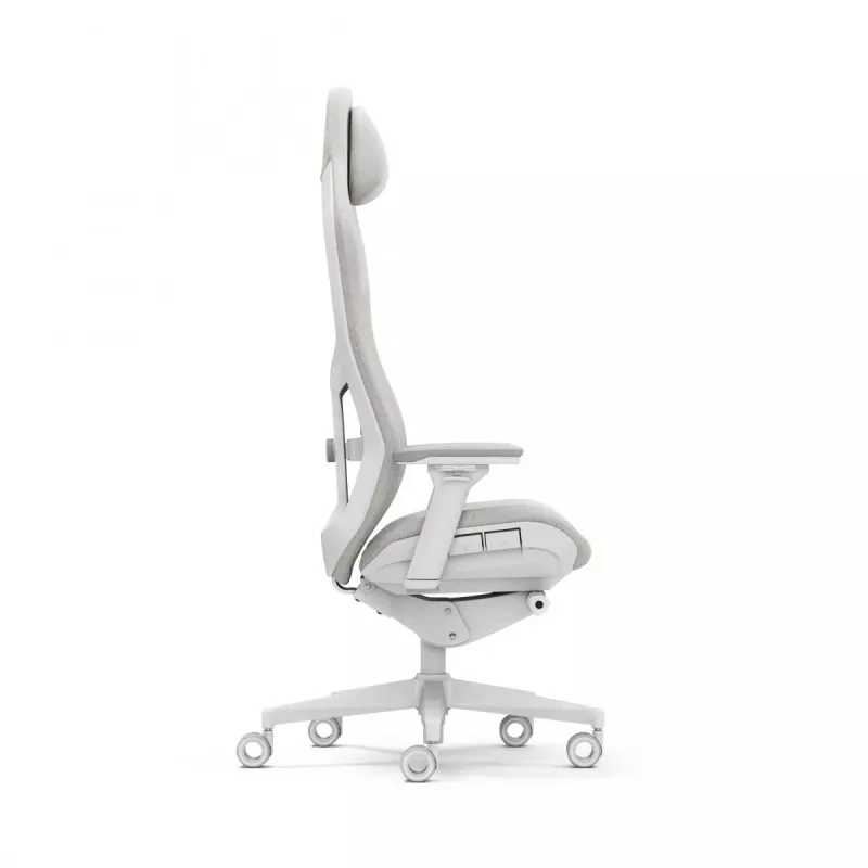 Fractal Design FD-CH-RE1F-02 spēļu krēsls, PC spēļu krēsls, polsterēts sēdeklis, balts