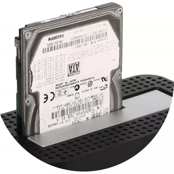 LOGON LHC030 - HDD - SSD - SATA - Serial ATA II - 2.5,3.5 - USB 2.0 Type-B - melns - sudrabots - 12 V (LHC030)
