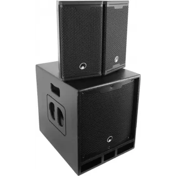 Aktīva 2.1 audio sistēma Omnitronic MAXX-1206DSP 120 W RMS ar Bluetooth