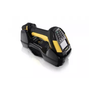 Rokas svītrkodu lasītājs Datalogic PM9600-DKAR433RK10 1D/2D bezvadu melns dzeltens