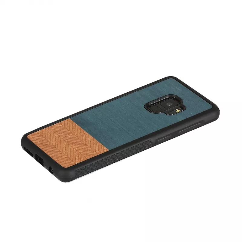 Viedtālruņa maciņš man and wood Samsung Galaxy S9 džinsa melns