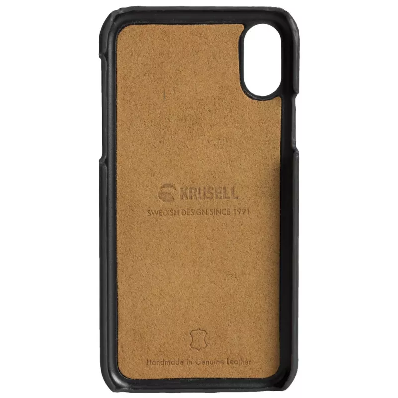 Krusell Sunne 2 karšu vāciņš iPhone XS Max, melns