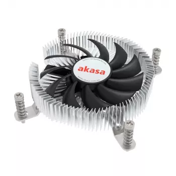Hibrīddzesētājs Akasa Intel LGA1700 7,5 cm Alumīnija Melns