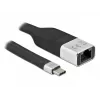 DeLOCK FPC plakanā lentes kabelis 86936 USB Type-C uz Gigabit LAN 15 cm
