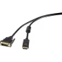 DisplayPort–DVI-D divsaites video kabelis Renkforce 1404070, 1,8 m
