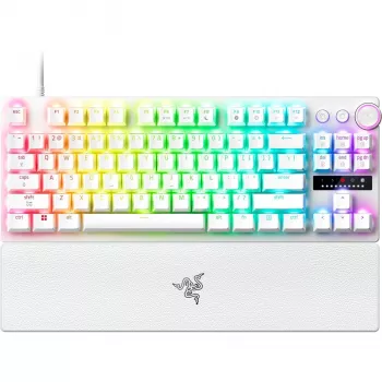 Razer Huntsman V3 Pro Tenkeyless 8KHz | Spēļu tastatūra | Vadu | ASV | Balta | Razer Analog Optical Switch Gen-2