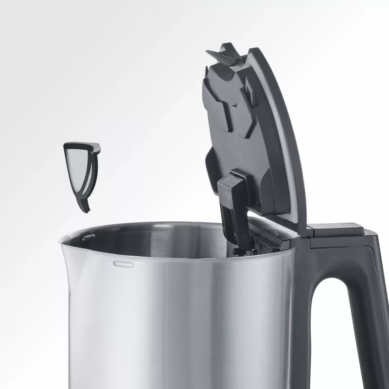 Severin WK 3409 Elektriskā tējkanna 1,7 L Melna - Nerūsējošais tērauds 2200 W (WK 3409)