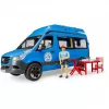 BRUDER kemperis MB Sprinter 02684 ar vadītāju – mēroga transportlīdzekļa rotaļlieta