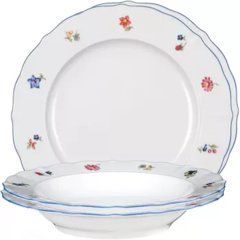 Seltmann Weiden galda piederumu komplekts 12 gab. Porcelāns Balts
