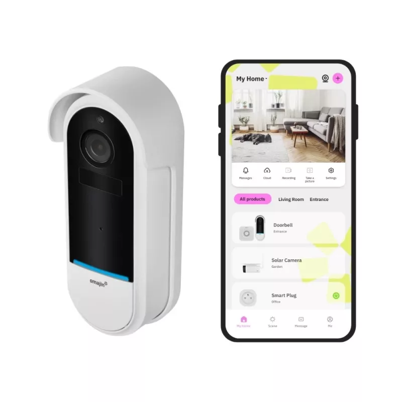 Durvju zvana signāls Omajin by Netatmo OVD-01-EU melns balts