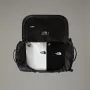 Duffel bag The North Face Base Camp S — 50 L, neilons/poliesteris, melna/balta