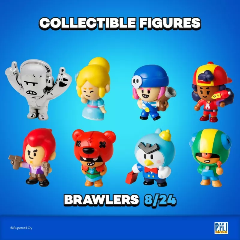 Brawl Stars S1 Figūras - 8 Gab. Deluxe Kastīte VER.B