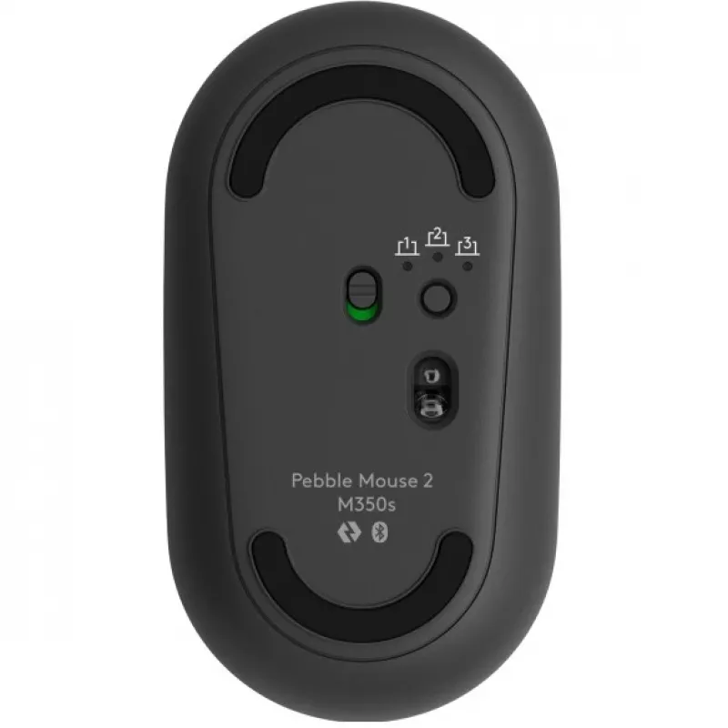 Logitech Pebble 2 Combo bezvadu tastatūra un pele QWERTZ vācu grafīta krāsā