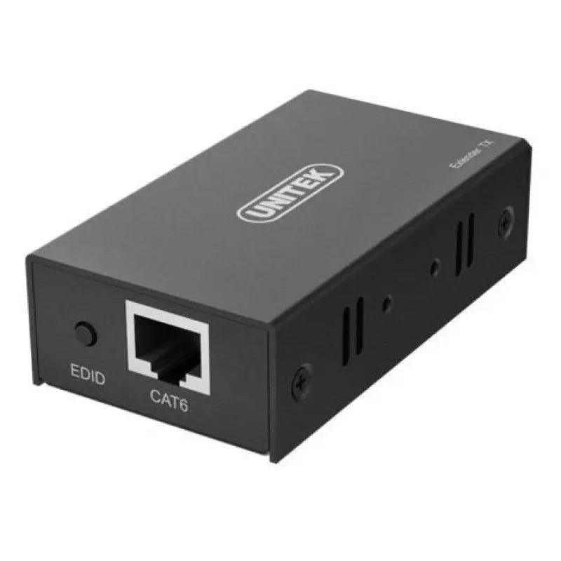 Unitek HDMI pagarinātājs pa Ethernet, 60M, V100A