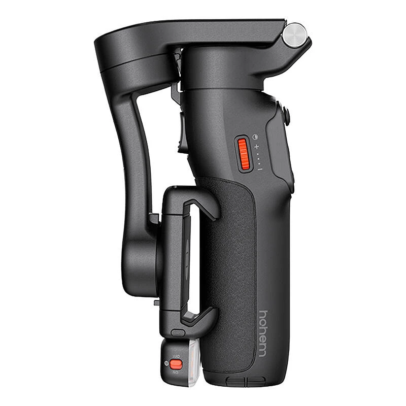 3‑asu viedtālruņa stabilizators Hohem iSteady V3 Kit — melns, viegls, 3‑asu stabilizācija