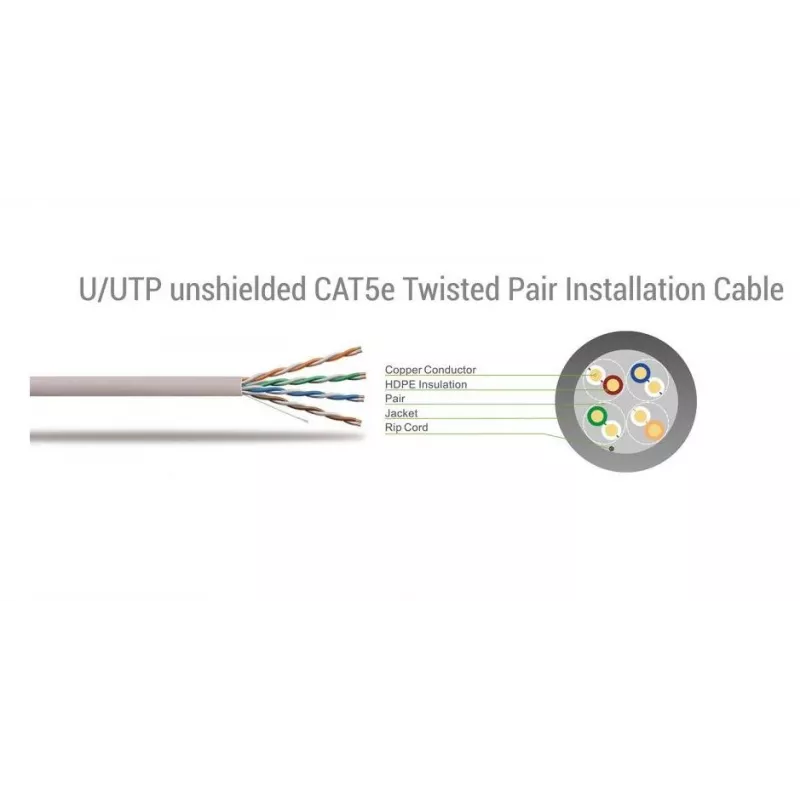 Tīkla kabelis SBOX UTP-30 UTP CAT5e RJ45 30m Melns