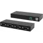 Exsys EX-13074HM - USB 2.0 pārveidotājs, USB-B uz 4x RS-232, FTDI