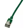 LogiLink plāns U/FTP tīkla kabelis 1,5 m Cat6a U/FTP (STP) zaļš (CQ9045S)