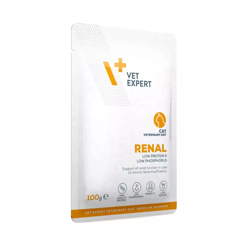 VET EXPERT Veterinary Diet Renal Cat - mitrā barība kaķiem - 100g