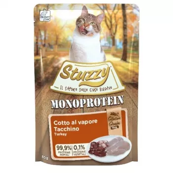 STUZZY Tītara monoproteīna mitrā kaķu barība - 85 g