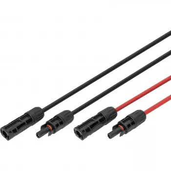 Kabelis Digitus DK-SCEC66-0100 6 mm² MC4 10 m Melns Sarkans