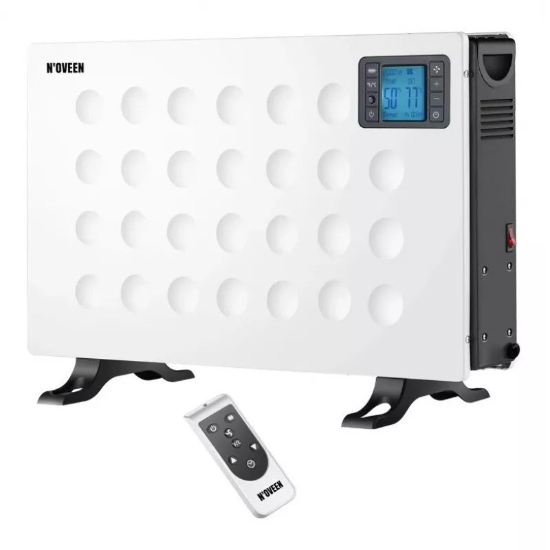 Konvektora elektriskais sildītājs NOVEEN CH8000 — 2000 W, 3 jaudas līmeņi, taimeris, tālvadības pults, balts
