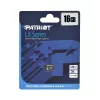 MicroSDHC atmiņas karte PATRIOT PSF16GMDC10 — 16 GB, 10. klase, UHS-I (U1), 80 MB/s, melna