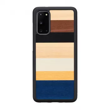 Telefona maciņš man and wood Galaxy S20 melns — aizsargājošs viedtālruņa maciņš Samsung Galaxy S20