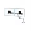 Galda stiprinājums Ergotron LX Series Dual Direct Arm 63.5 cm (25 collas) Balts