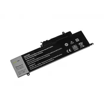 Baterija zaļa Cell DE82 priekš DELL Inspiron 11 3147 3148 3152 3153 3157 3158 13 7347 7348 7352 7353 7359