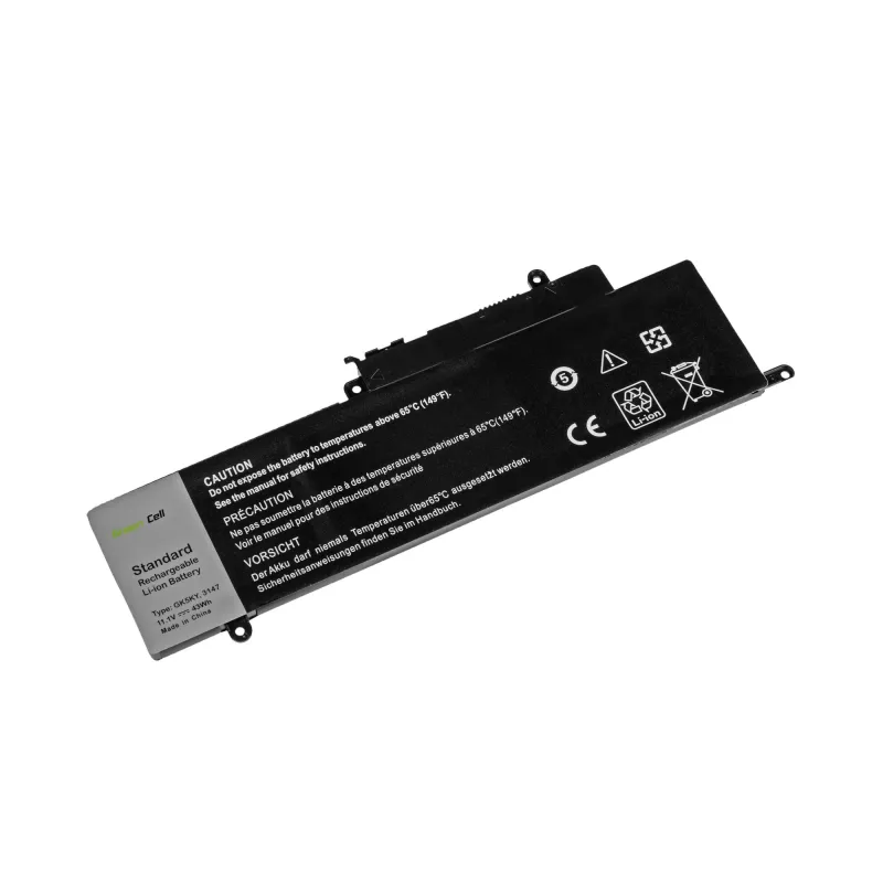 Baterija zaļa Cell DE82 priekš DELL Inspiron 11 3147 3148 3152 3153 3157 3158 13 7347 7348 7352 7353 7359