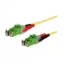 METZ CONNECT OpDAT komutācijas kabelis E2000-D APC/E2000-D APC OS2 1,0 m