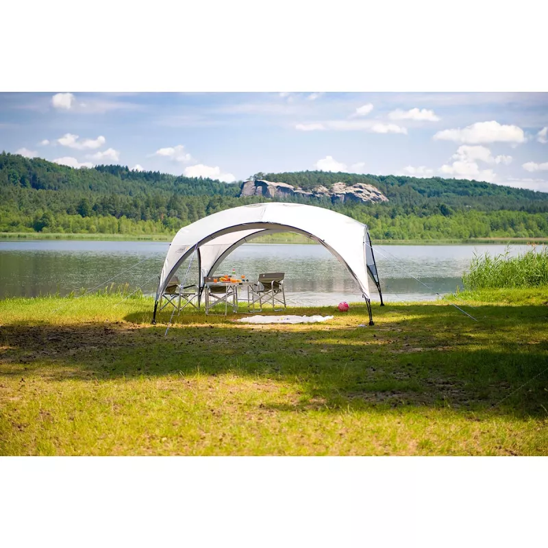 Pavillon Event Shelter, 4,5 x 4,5 m (gaiši pelēks/pelēks)