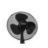 Mesko | Ventilators | MS 7311 | Stāvventilators | Melns | Diametrs 40 cm | Ātrumu skaits 3 | Svārstīšanās | 45 W