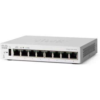 CISCO Catalyst 1200 8-portu GE darbvirsmas ārējais barošanas avots PoE ieeja