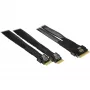 INTER-TECH kabelis SFF-8654-8i uz 2× SFF-8654-4i, 70 cm iekšējais sadalītāja kabelis